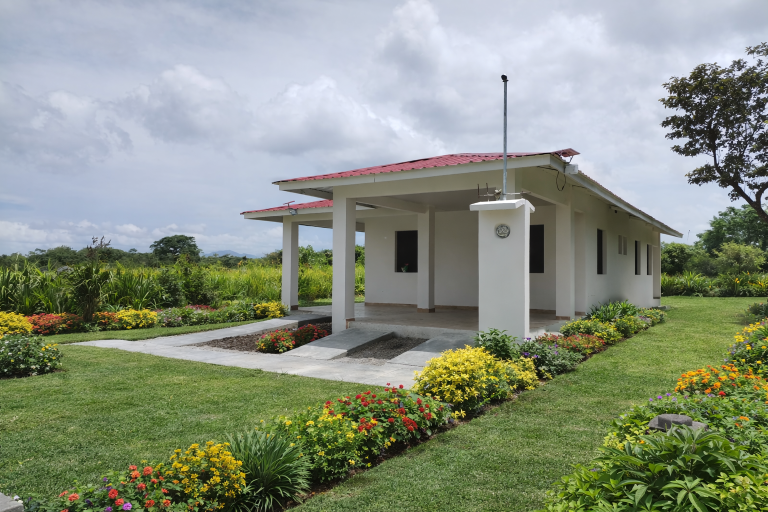 Fachada de la casa